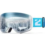 ZIONOR Kids Ski Goggles - Cylindrical Snowboard Snow Goggles Boys Girls Youth