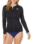 Roxy Women's Essentials Long Sleeve Zip-Up Rashguard