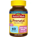 Nature Made Prenatal Folic Acid + DHA, 60 Softgels. Exp. 02/2026 New Sealed