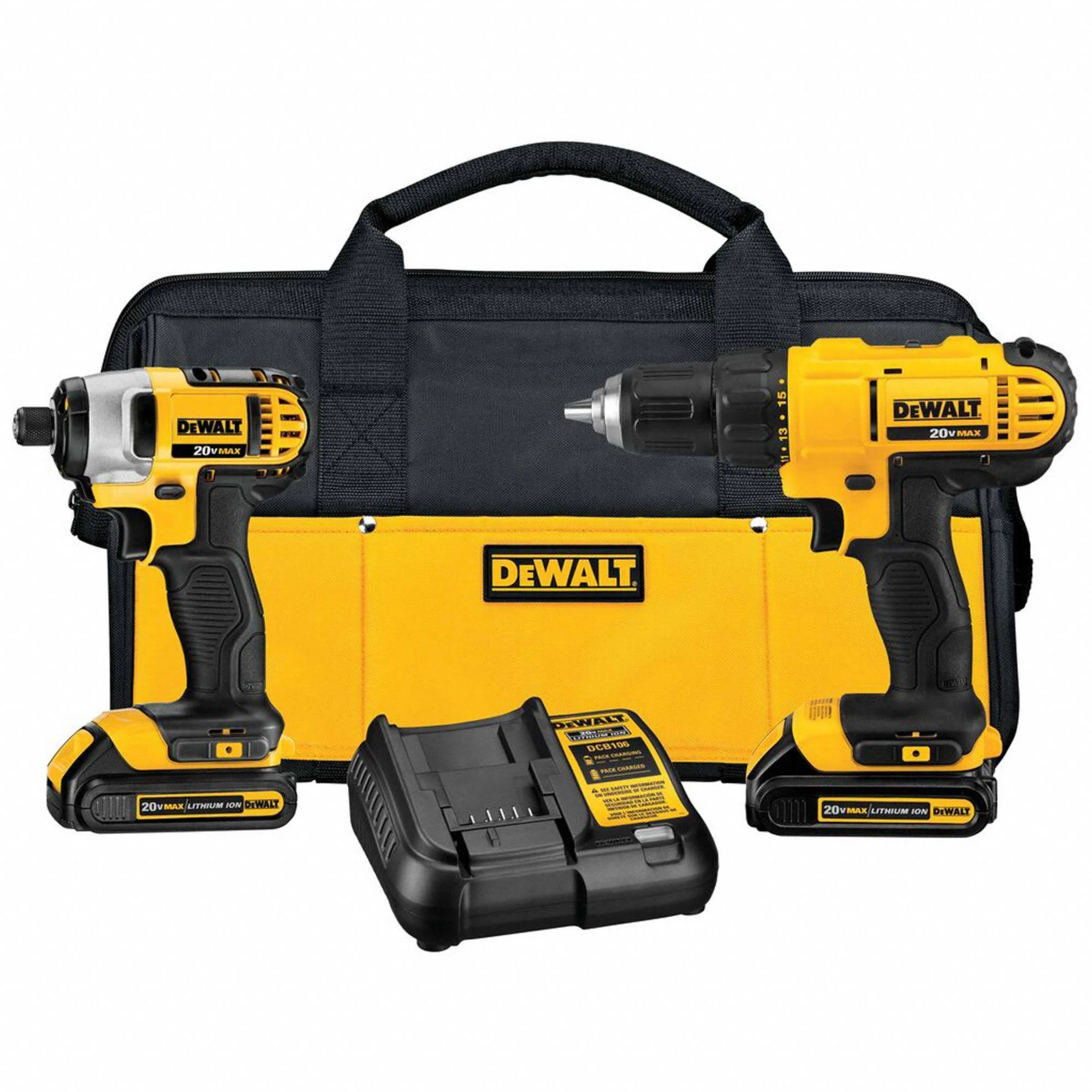 DeWalt DCK240C2 20V MAX* Drill Driver/Impact Driver Combo Kit