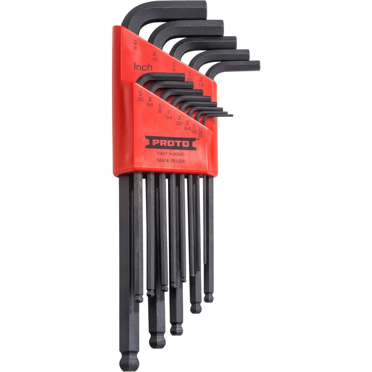 Proto J4995 13 Piece Round Head Hex Key Set