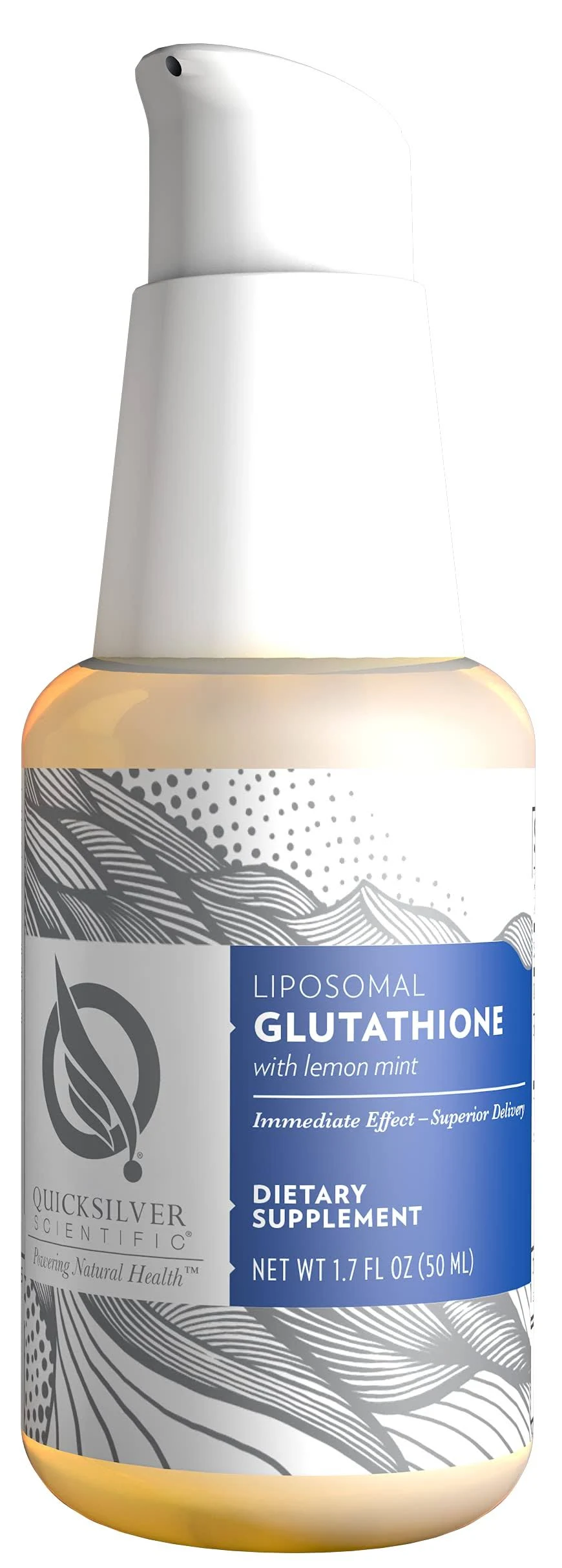 Quicksilver Scientific Liposomal Glutathione 1.7oz / 50ml Lemon Mint