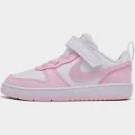 Nike Toddler Court Borough Low Recraft Shoes, Size 9, White/Pink