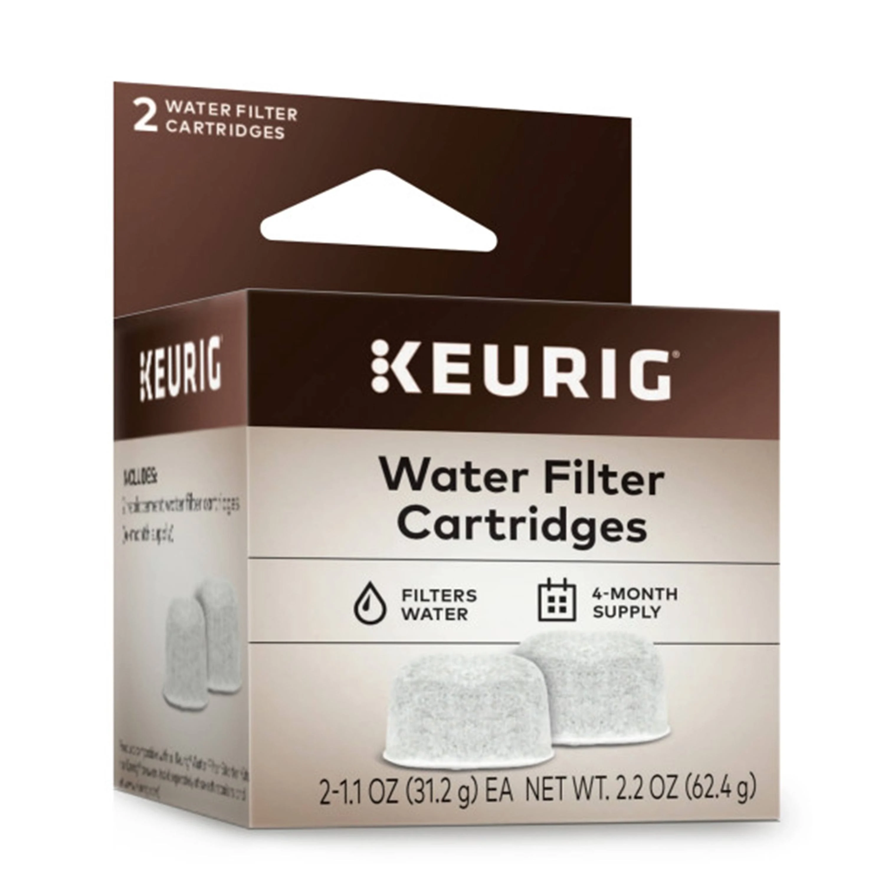 2-Pack Keurig® Water Filter Cartridge Refills