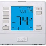 Pro1 IAQ T755 Touchscreen 3 Hot/2 Cold 7 Day Thermostat with 6-Inch Screen