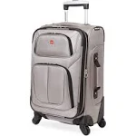 SwissGear Sion Softside Expandable Luggage, Pewter, Carry-On 21-Inch