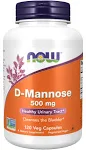 Now Foods, D-Mannose 500 mg - 120 Veg Capsules