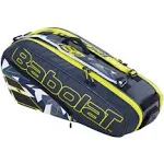 Babolat RH X 6 Pure Aero 2021 Tennis Bag Racket Pack Blue Yellow Racquet 751212