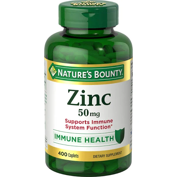 Nature's Bounty Zinc 50mg 400 Caplets