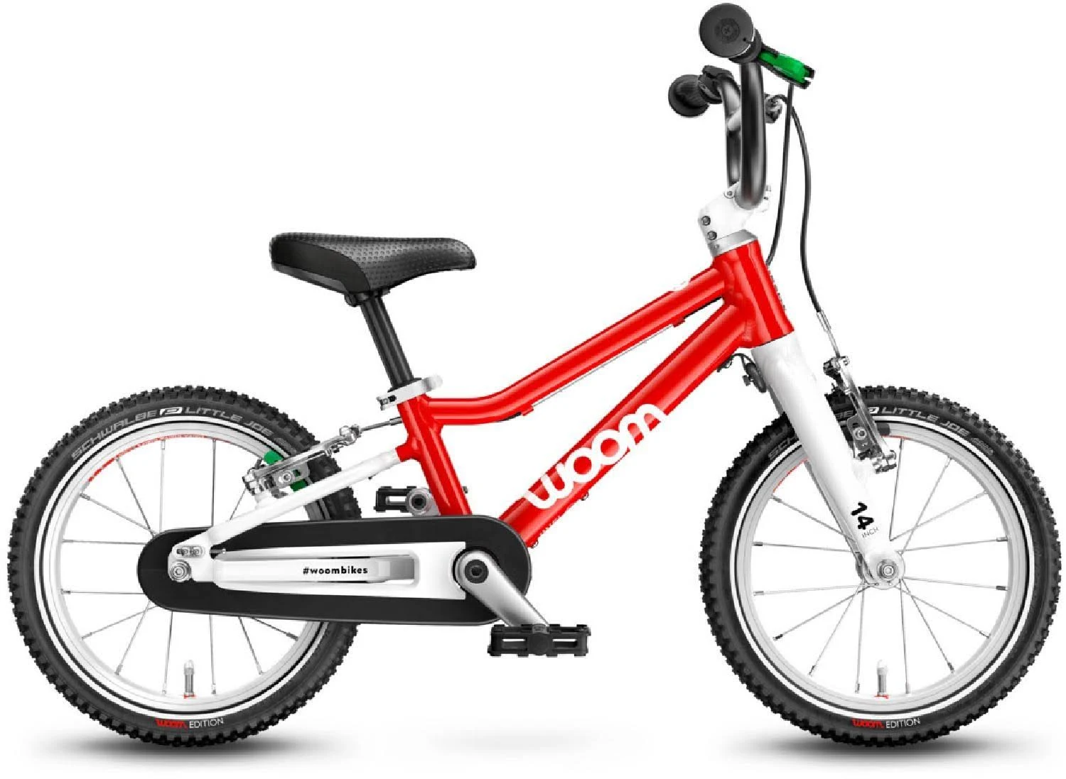 Woom 2 Kids' Bike | 14 inch | Red