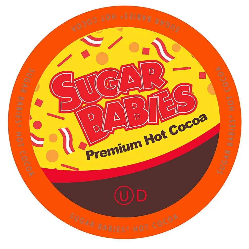 Sugar Babies~Caramel Hot Cocoa~Single Serve Cups~ONE BOX OF 12 CUPS~FREE SHIP.