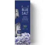 Eupherbia Blue Salt, Coarse, Rare Mineral Salt, High Potassium, Lower Sodium, Natural, Unprocessed, Hand Harvested, Kosher Certified, 100g (3.5 oz)