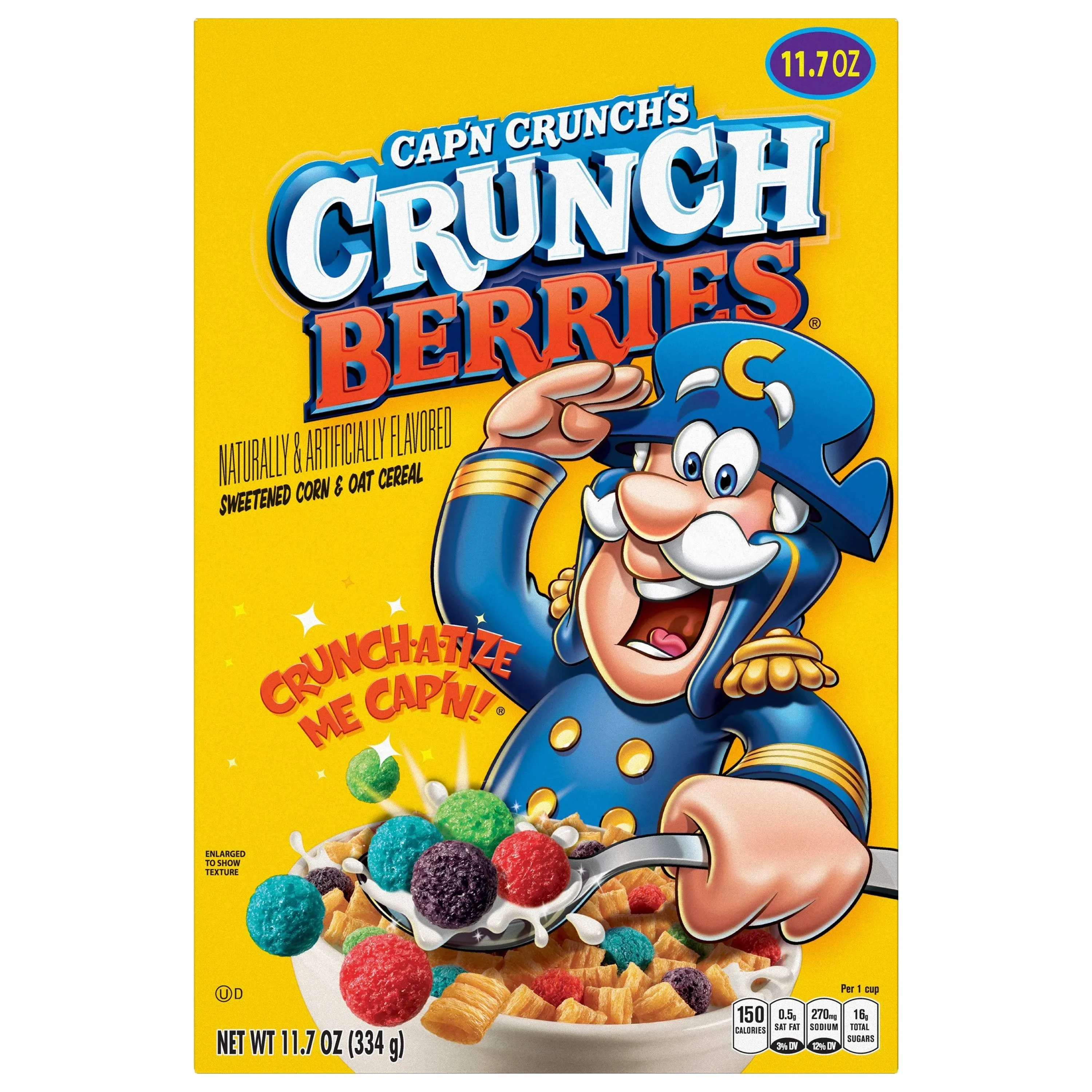 "Cap'n Crunch's 11.7 oz Crunch Berries Breakfast Cereal"