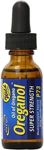 North American Herb & Spice Oreganol P73, Super Strength, Oil - 0.45 fl oz