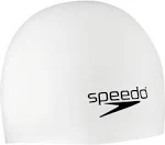 Speedo Elastomeric Solid Silicone Swim Cap - Blue