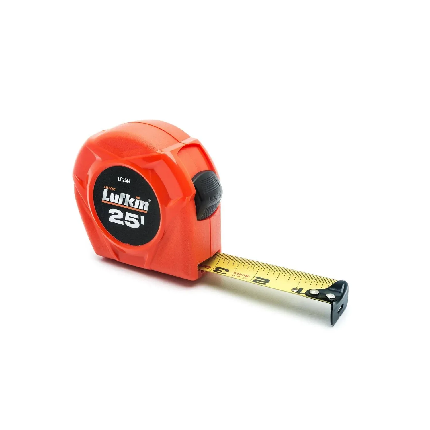 Lufkin L625N Tape Measure, 1 in. x 25 ft. Hi-Viz Orange Power Return