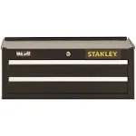 Stanley 300 Series Middle Tool Chest, 2 Drawer, 26 in Wide, Black