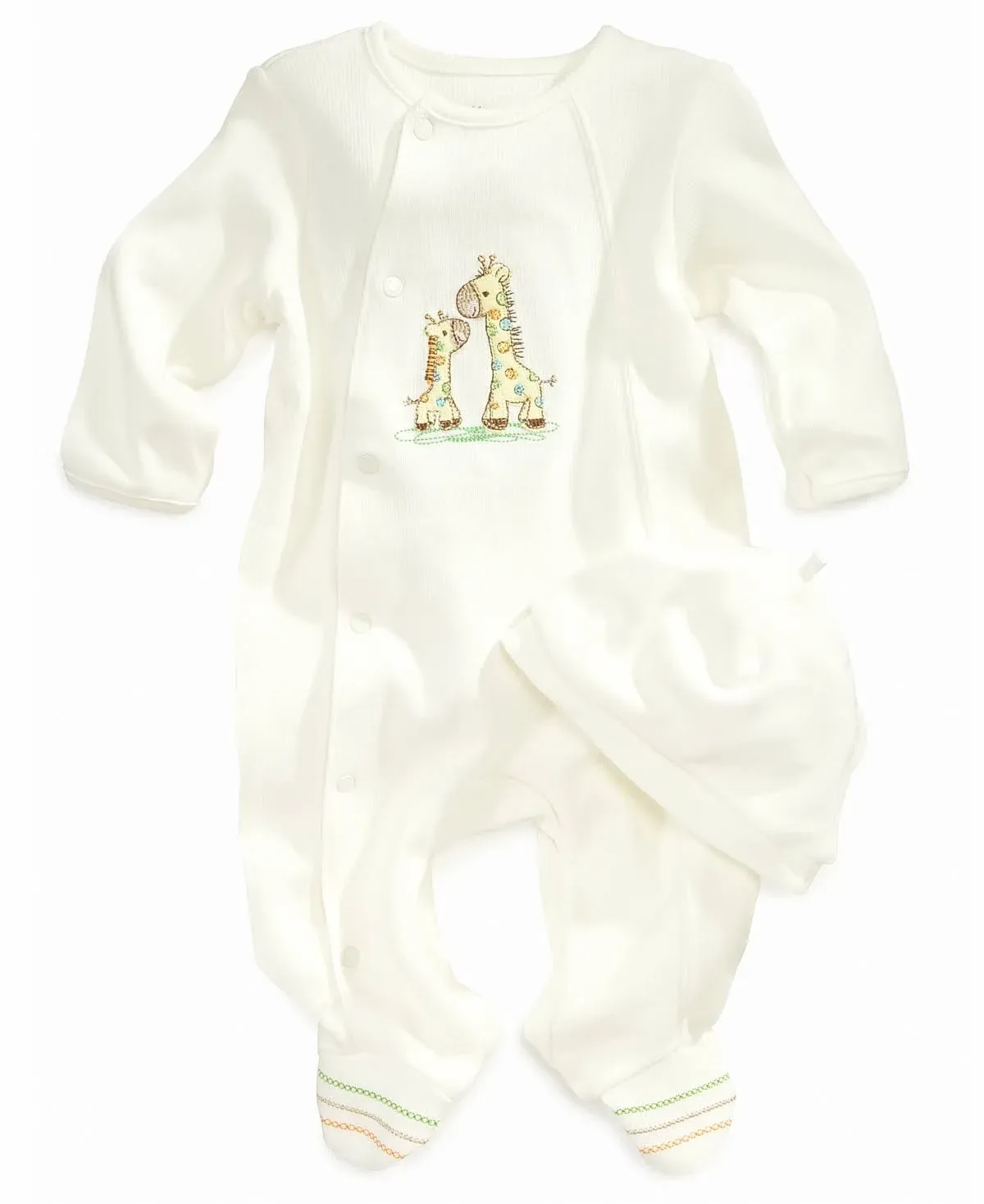 Little Me Baby Giraffe Footie & Hat