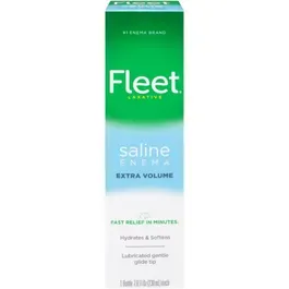 Fleet Laxatives Saline Enema - Extra Volume, 7.8 fl oz