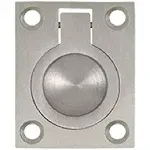 Deltana FRP175U15 Flush Ring Pull, Satin Nickel