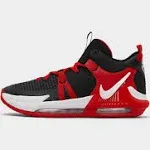 Nike Kids' Lebron Witness 7 Basketball Shoe Black/ White/ University Red