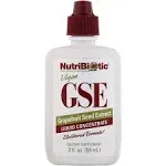 Nutribiotic Vegan GSE Grapefruit Seed Extract Liquid Concentrate 59ml 2 Fl oz