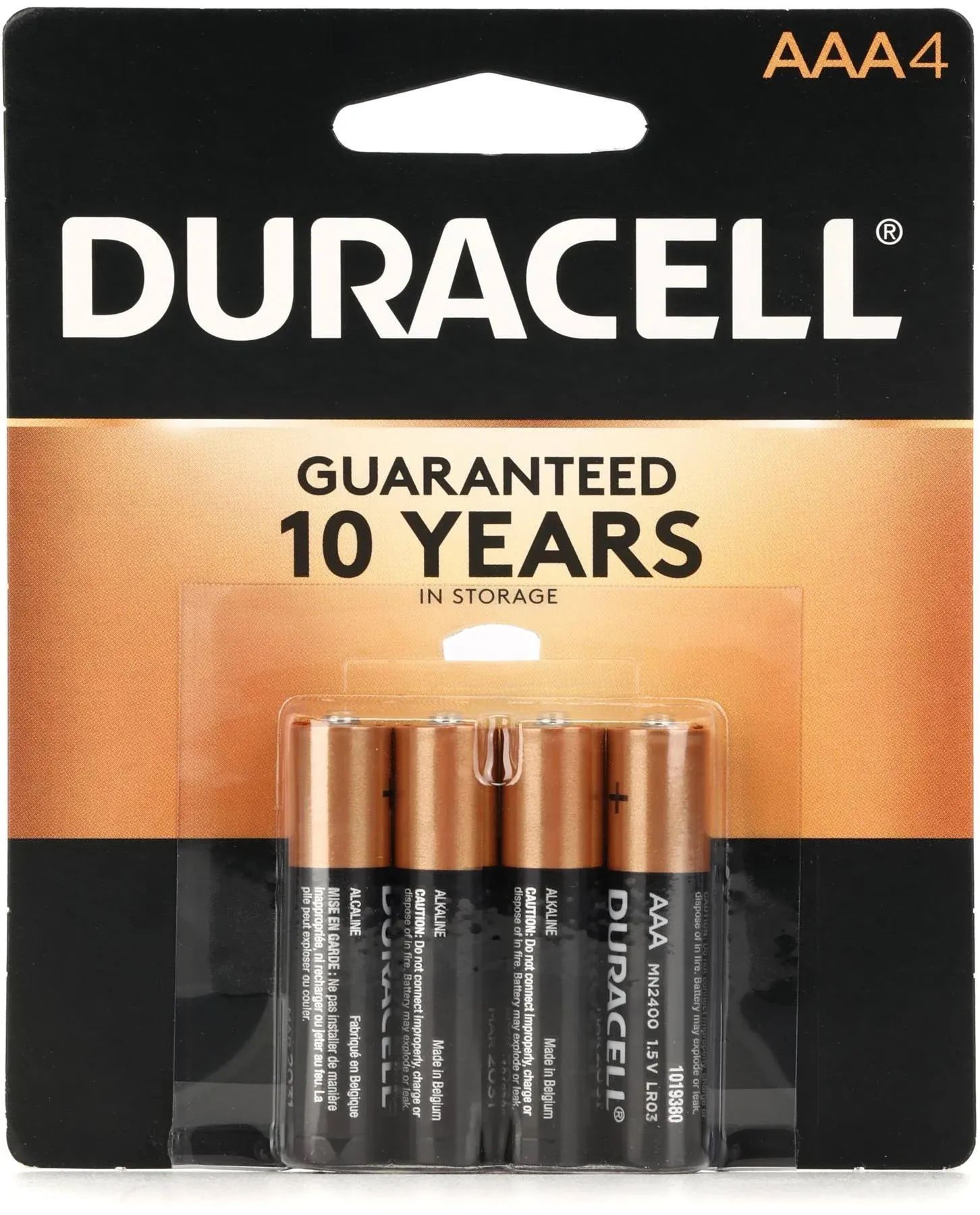 Duracell Coppertop Alkaline AAA Batteries