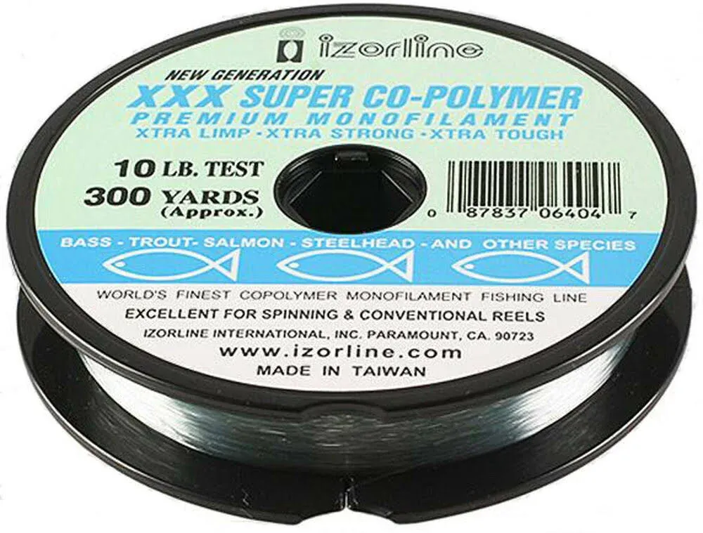 Izorline XXX Super Co-Polymer Clear 6lb 300yd