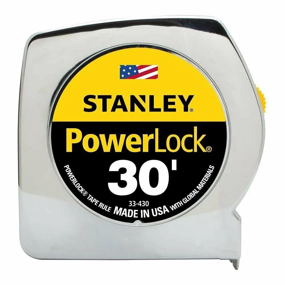 Stanley PowerLock Tape Measure (Carton of 4, 30-Foot)