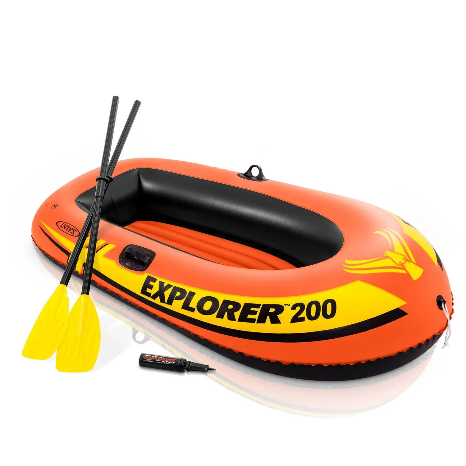 NEW Boat Inflatable Series Explorer 200 58329ep Set 2-Person Person Orange Raft 