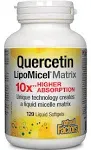 Natural Factors, Quercetin LipoMicel Matrix, 120 Liquid Softgels