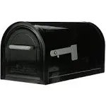 Gibraltar Mailboxes Mb981bam Reliant Post Mount Mailbox, Black