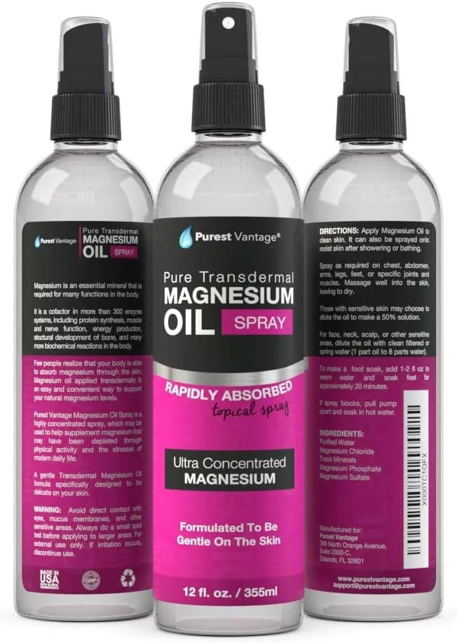 Pure Magnesium Oil Spray