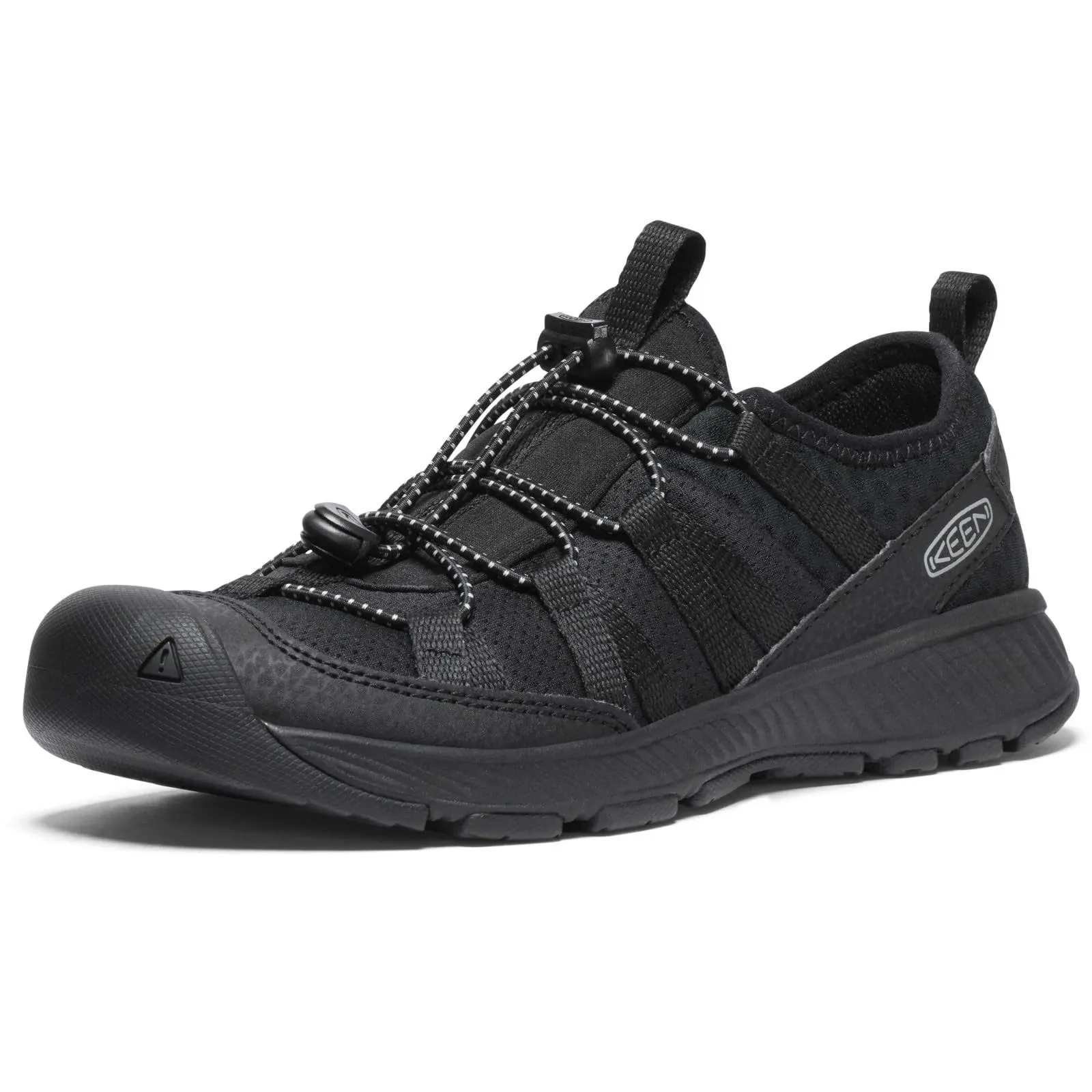 Keen Big Kids' Motozoa Sneaker | Black/Black | 7