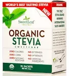 Sweetleaf Organic Stevia Sweetener