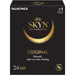 Lifestyles Skyn Premium Polyisoprene Non-Latex Condoms - 24 count