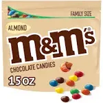 M&M's Almond Milk Chocolate Candy Family Size - 15.9 oz