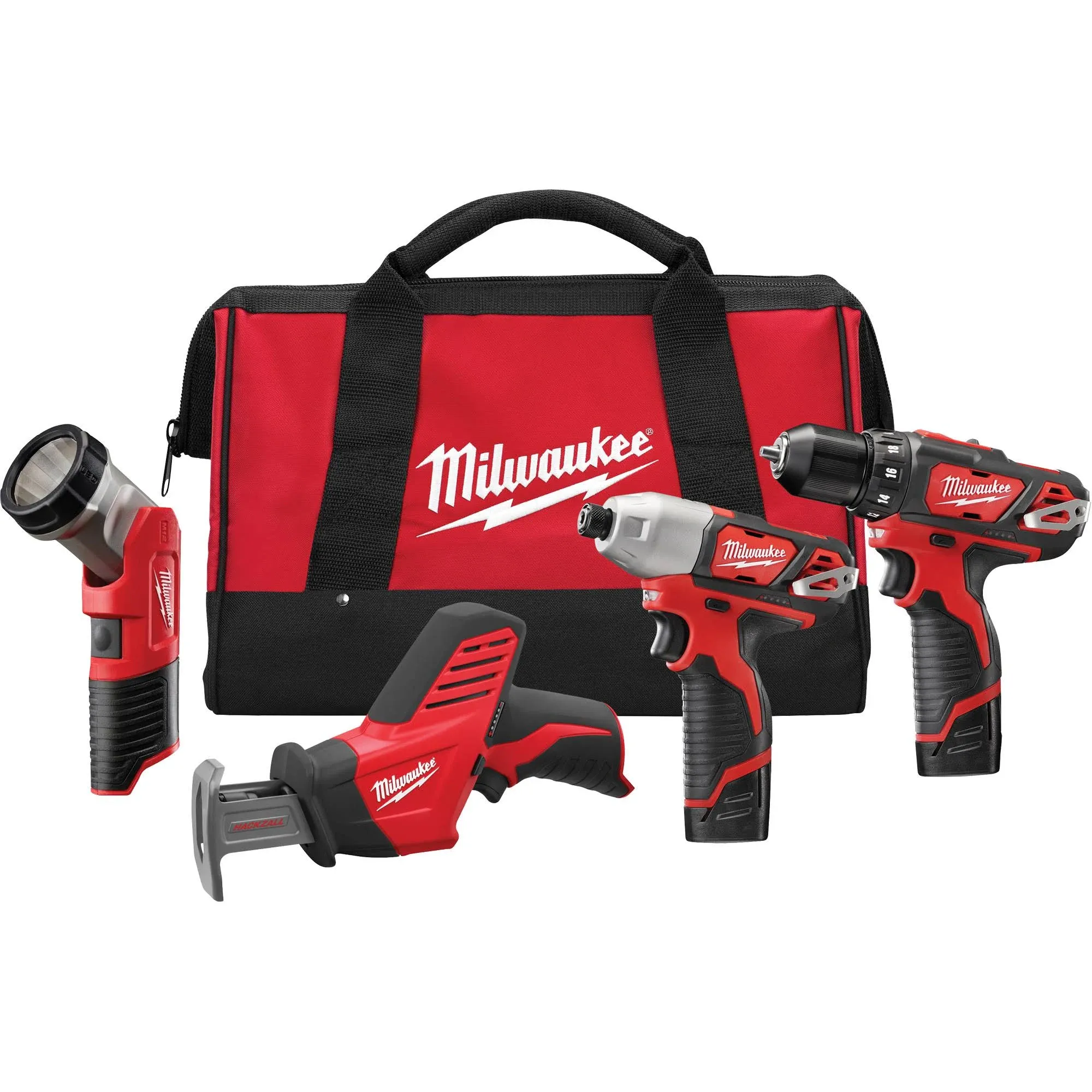 Milwaukee 2498-24 TOOL COMBO CDLSS 4PC M13 12V