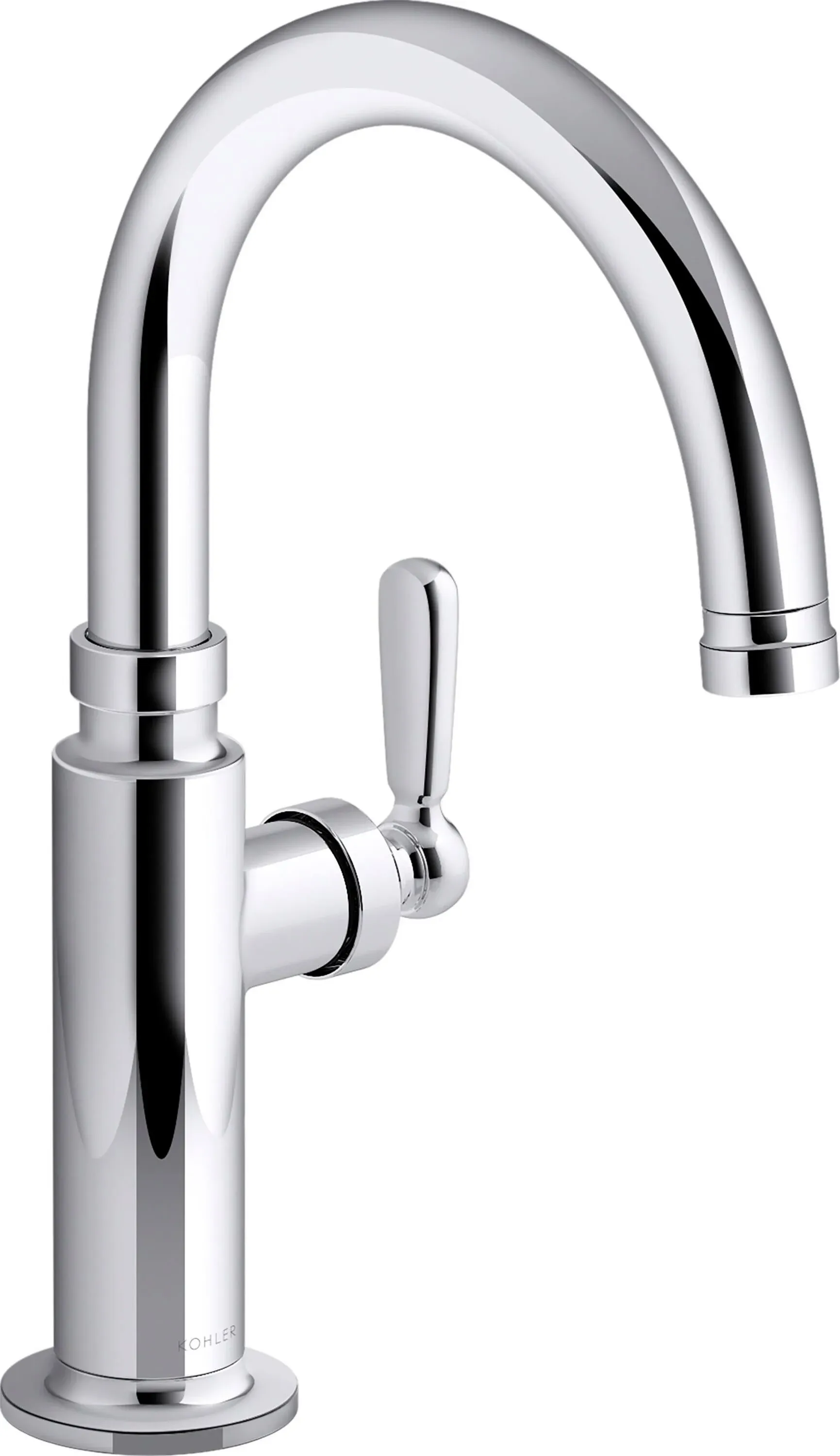 Kohler K-28357 Edalyn by Studio McGee Single-Handle Bar Sink Faucet - Vibrant Polished Nickel