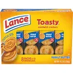 Lance Sandwich Crackers Toasty Peanut Butter 10 ct