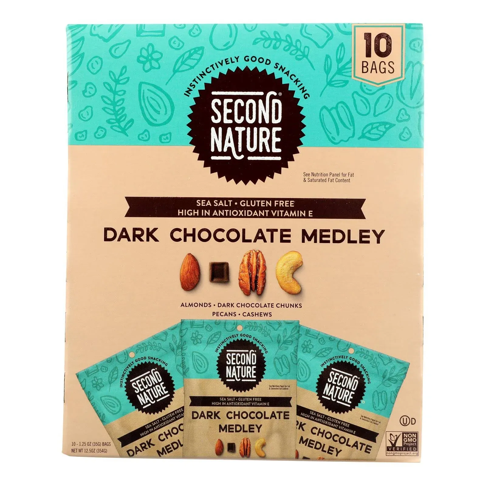 Second Nature Dark Chocolate Medley - 1.25 oz