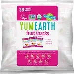 Organic Fruit Snacks, Tropical, 35 Snack Packs, 0.7 oz (19.8 g) Each