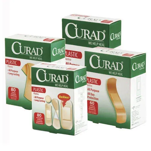 Curad Plastic Adhesive Bandages, 7/8" Medline Healthcare Supply Pros