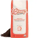 Bizzy Organic Cold Brew Coffee Smooth & Sweet Blend Coarse Ground Coffee