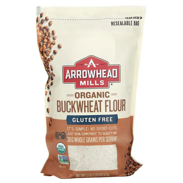 Arrowhead Mills - Flour Buckwheat Organic, 22 oz