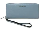 Michael Kors Bags | Michael Kors Large Continental Wallet Wristlet | Color: Blue/Silver | Size: Os | Vans_City's Closet