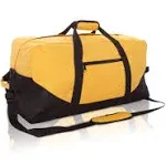 Dalix 25" Big Adventure Large Gym Sports Duffle Bag in Gold