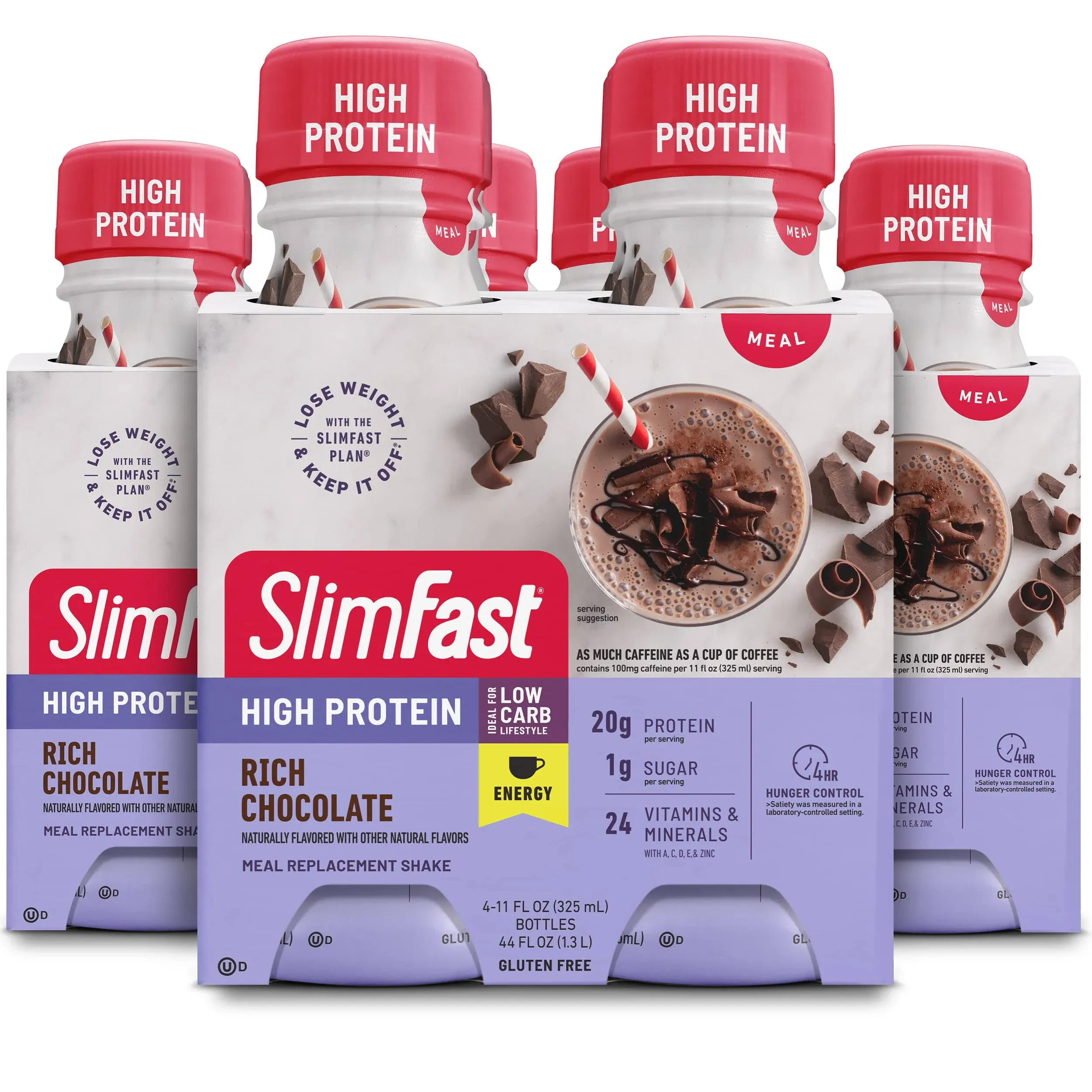 SlimFast 74052 SlimFast Advanced Energy RTD Rich Chocolate Shake 11 oz