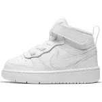 Nike Court Borough Mid 2 Shoes Toddler 8T White