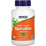 Now Foods - Certified Organic, Spirulina, 1000 mg, 120 Tablets